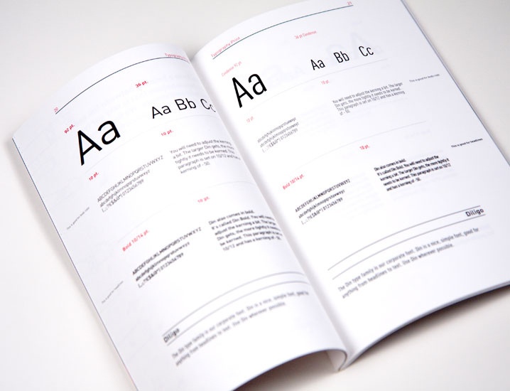 brandbook typography
