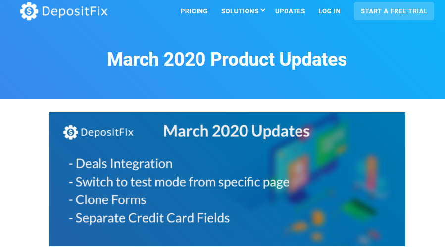 March 2020 updates